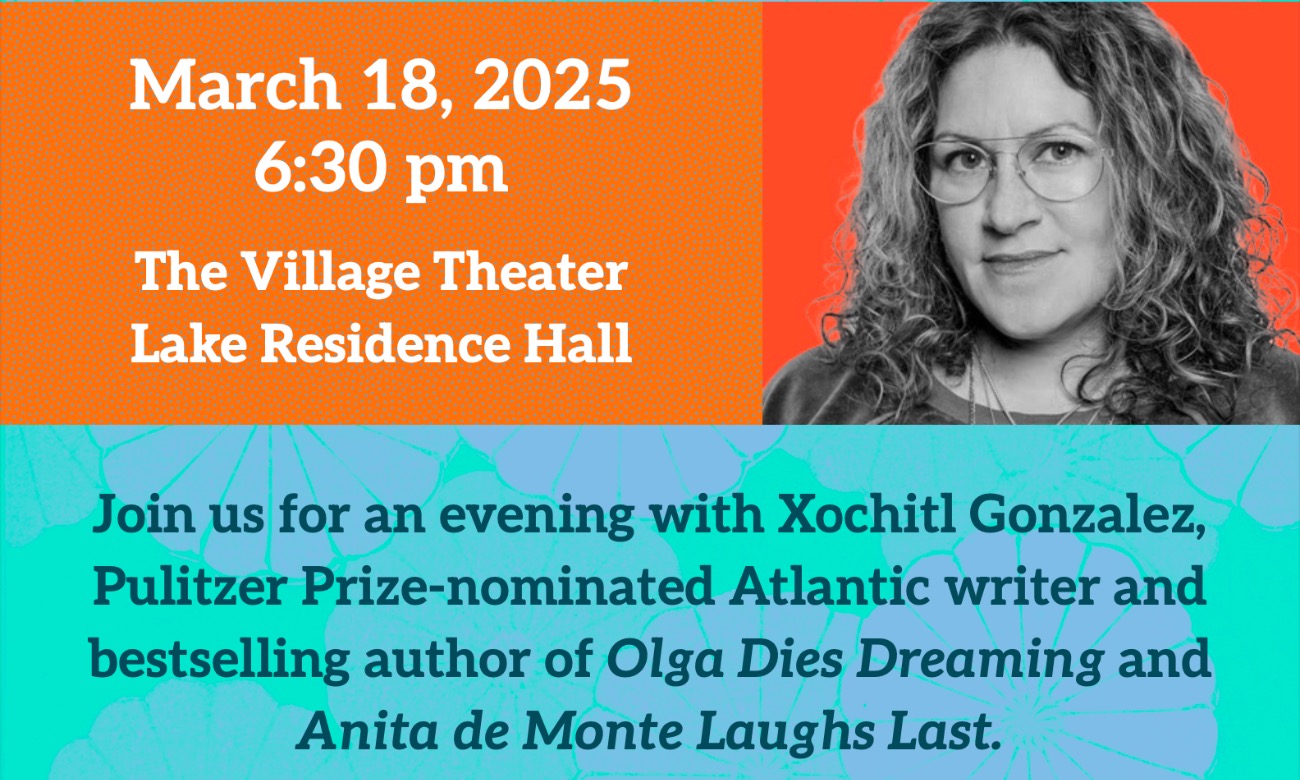 2025 Latinx Voices Author Series: in Conversation with Xochitl Gonzalez  illustration