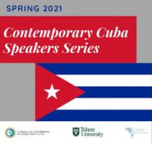 Promotional flyer for "Contemporary Cuba Speaker Series"