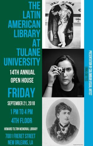 Poster for Latin American Library Open House 2018