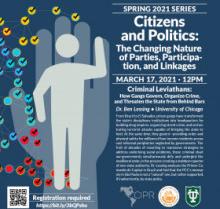Citizens and Politics - Criminal Leviathans Promotional Flyer 