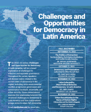 Challenges and Opportunities for Democracy in Latin America