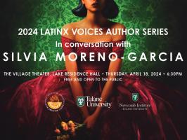 2024 Latinx Voices Author Series: in Conversation with Silvia Moreno-Garcia illustration