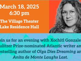 2025 Latinx Voices Author Series: in Conversation with Xochitl Gonzalez  illustration