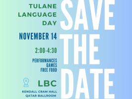 Tulane Language Day SAVE THE DAY (TLD) illustration