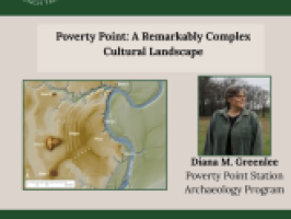 Poster: Poverty Point archaeology talk by Diana M. Greenlee, Feb 20, 2026.
